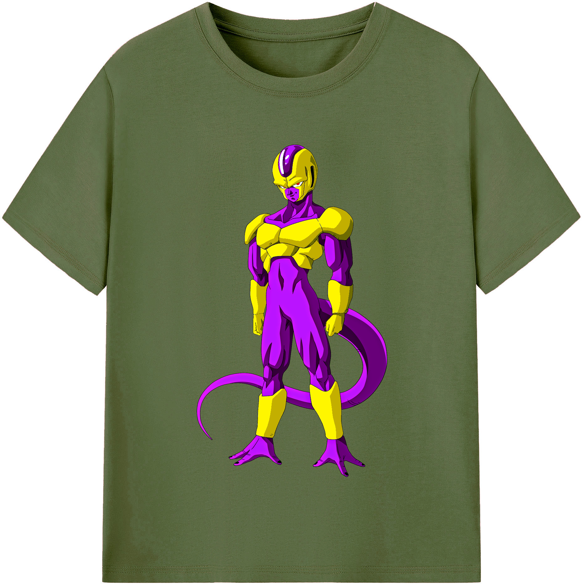 （画像用） ドラゴンボール フリーザ DRAGON BALL Frieza 綿100％半袖Tシャツ（フロントプリント）